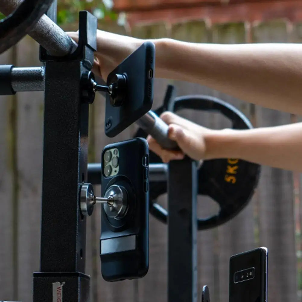 SOPORTE MAGNETICO 360 DE CELULARES PARA GYM  /  ENVIO GRATIS.