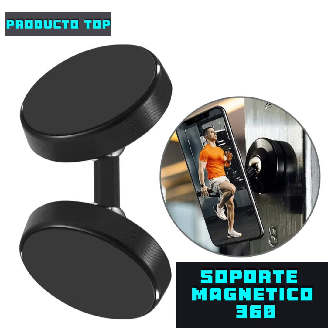 SOPORTE MAGNETICO 360 DE CELULARES PARA GYM  /  ENVIO GRATIS.